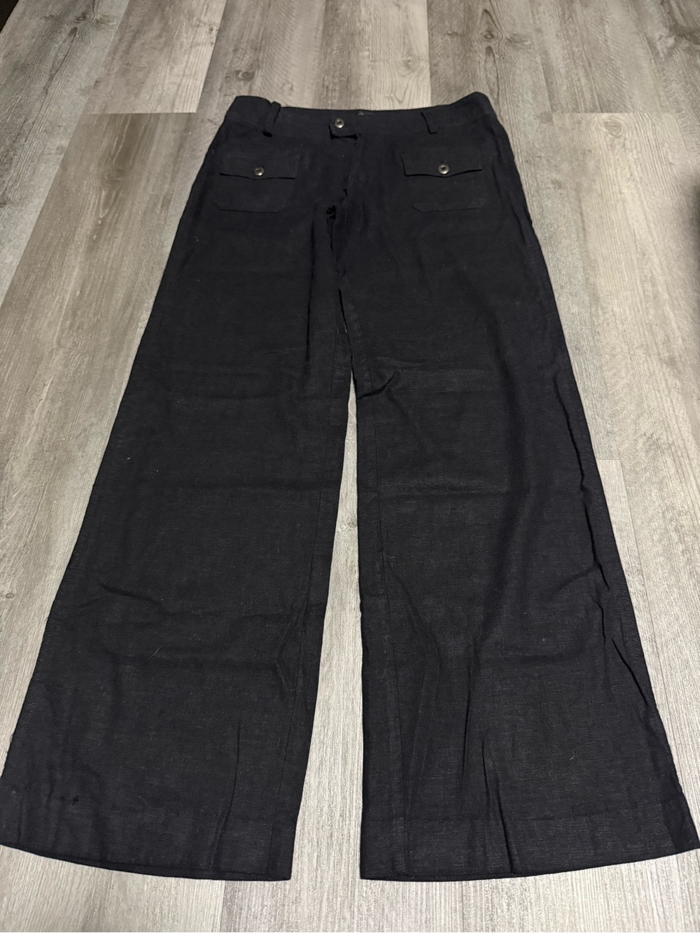 Wide Leg Trousers 100% Linen